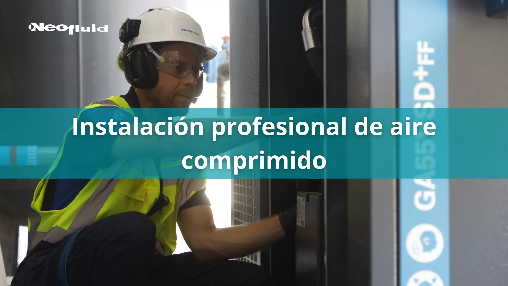 instalación profesional de aire comprimido