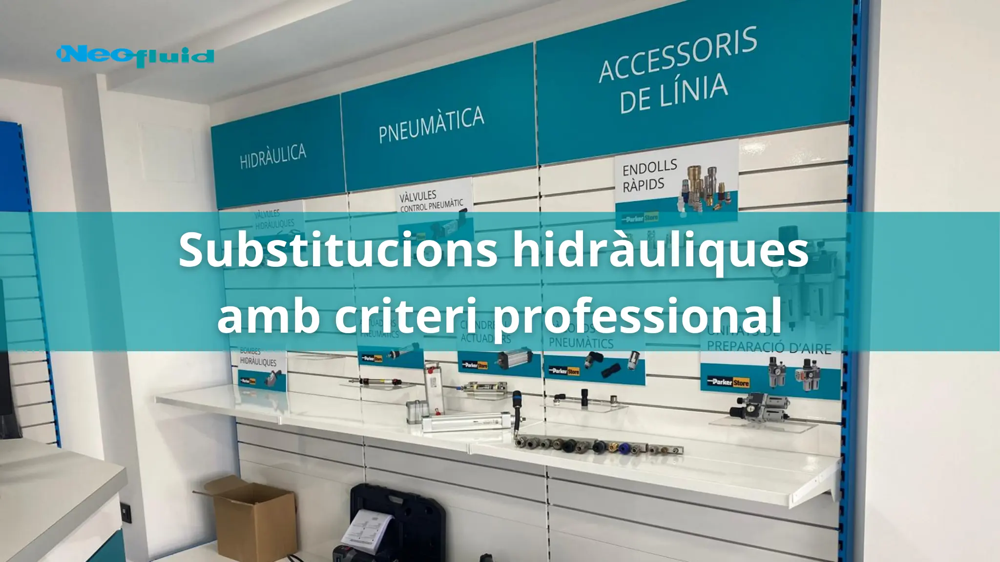 recanvis d'hidràulica de la botiga de Neofluid